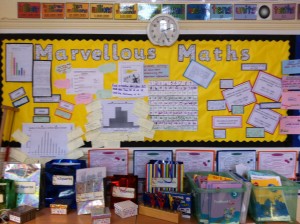 This is our Marvellous Maths Board.